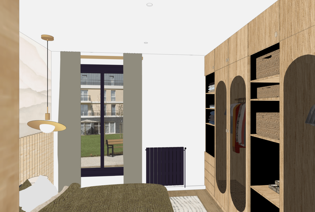 conception et optimisation d’espaces intérieurs chambre